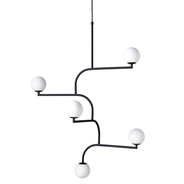 Pholc Mobil 100 Pendel - Elegant Belysning i Sort/Opal